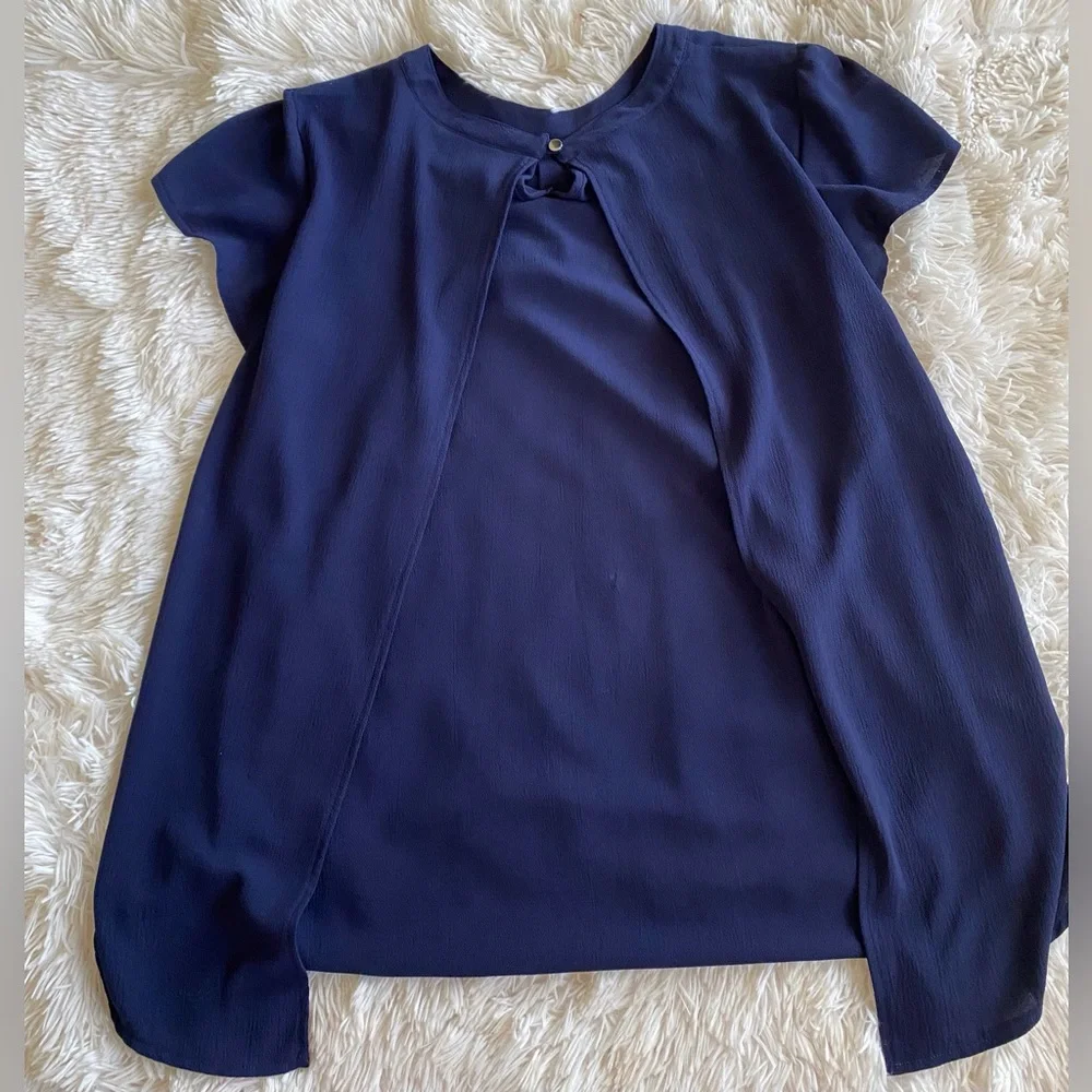 Navy blue blouse - Picture 3 of 6